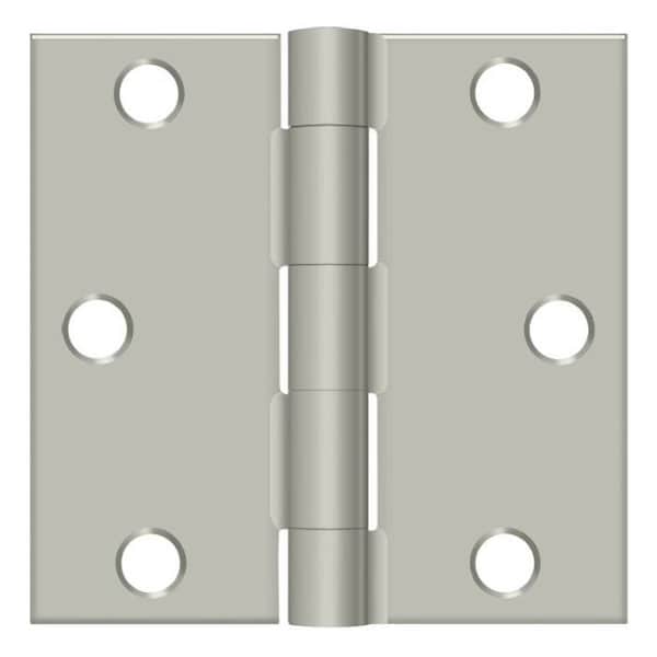 Deltana Satin Nickel Door and Butt Hinge - S33U15-R