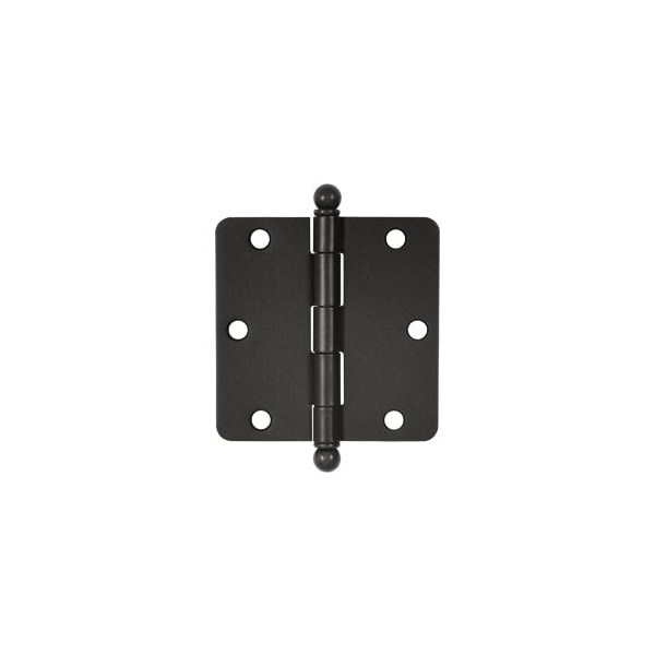 Deltana S35R410B-BT Ball Tip 1/4 Radius Hinges Oil-Rubbed Bronze, 10PK - S35R410B-BT-XCP10