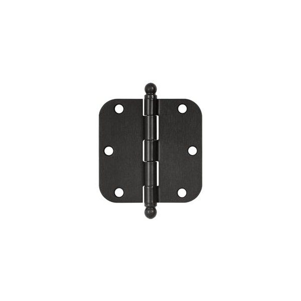 Deltana S35R510B-BT Ball Tip 5/8 Radius Hinge Oil-Rubbed Bronze, 10PK - S35R510B-BT-XCP10