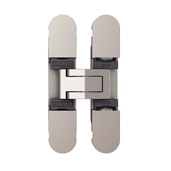 Perfectpatio 19 mm Invisible Hinge, Dull Nickel - PE1075506