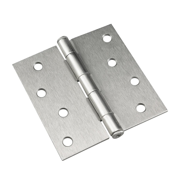 Richelieu 2Pack 4inch 102 mm Full Mortise Butt Hinge, Brushed Nickel - 822NBB