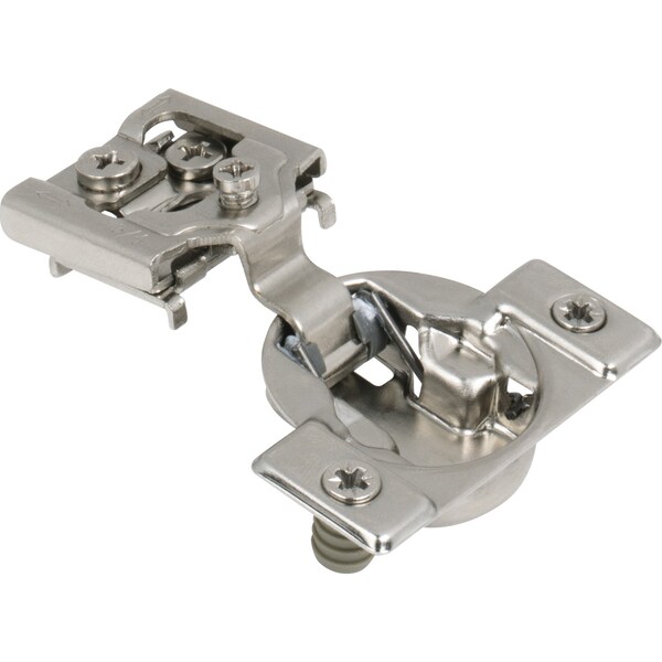 Hardware Resources 105Deg 3/4In. Overlay Dura-Close Self-Close Compact Hinge W/ Press-In 8 Mm Dowels - 8390-6-000