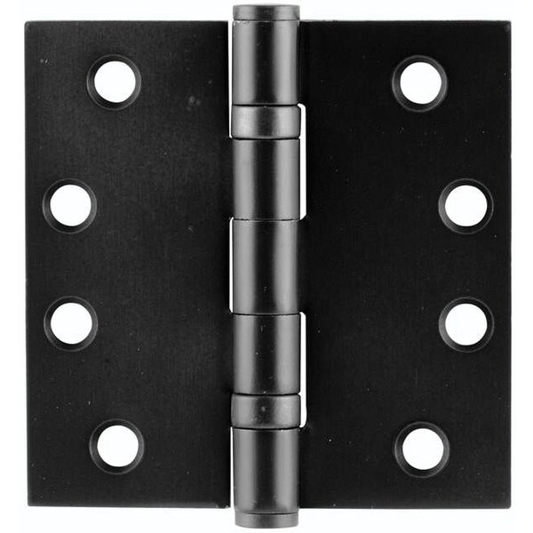Emtek Flat Black Hinge 94014FB, Steel, Mortise Mounting, Steel - 94014FB