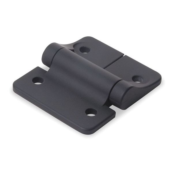 Zoro Select Torque Hinge, Zinc, 1 9/16 in Leaf W x 3/4 in Leaf H - 1XLX9