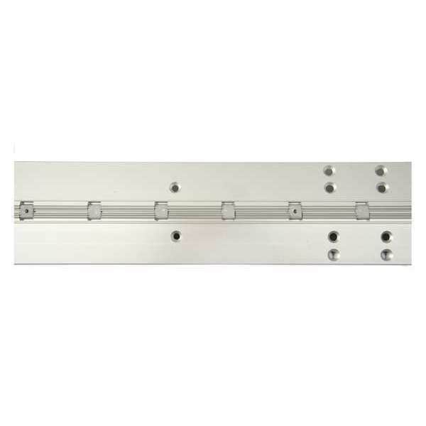 National Guard Piano Hinge, Bronze, Concealed Mounting, 1 9/16 in Leaf W x 95 in Leaf H, Anodized Aluminum - HD1100A-95