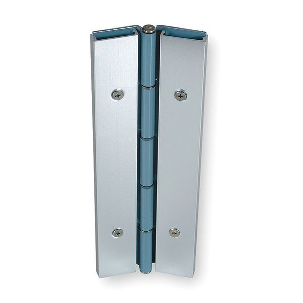 Markar Piano Hinge, Stainless Steel, Full Surface Mounting, 1 11/16 in Leaf W x 7 ft Leaf H, Satin - FS301-001-630
