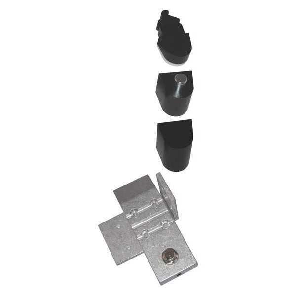 Kaba Ilco Pivot Hinge, Diecast Aluminum, Surface Mounting, 1 3/16 in Leaf H, Duronotic Dark Bronze - IL-OP-19-LH-DU SETS - ALDORA STYLE