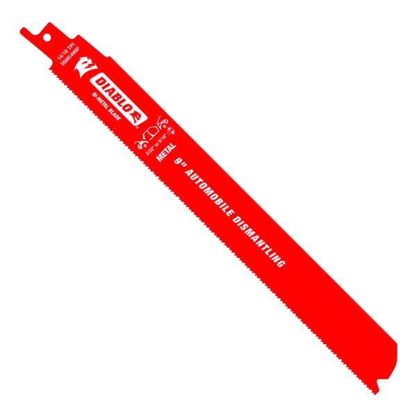 Diablo 9" L x Fire Rescue Cutting Reciprocating Saw Blade - DS0914WBF200
