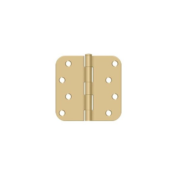 Deltana Satin Brass Door and Butt Hinge - S44R5BK4