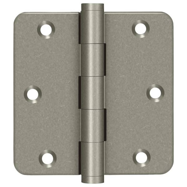Deltana White Bronze Light Radius Hinge - DSB35R410WL-R