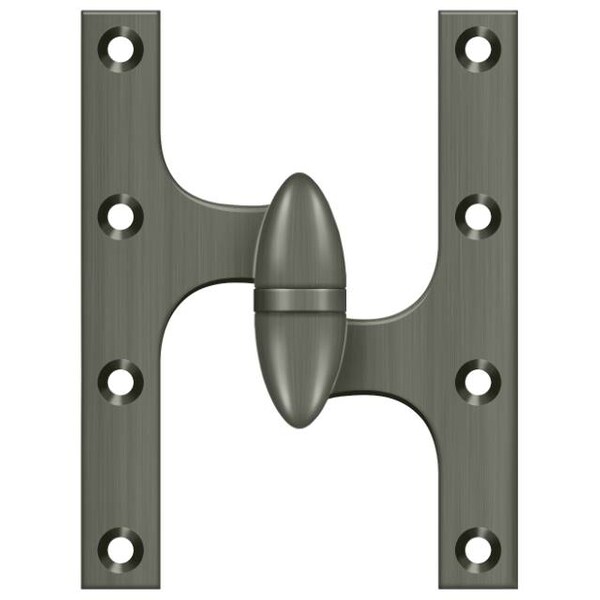 Deltana Antique Nickel Door and Butt Hinge - OK6050B15A-R