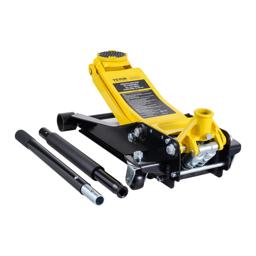 VEVOR Low Profile Floor Jack 2 Ton Heavy Duty Dual Piston Rapid Pump - WSQJDTZ2TSGBOFCKFV0