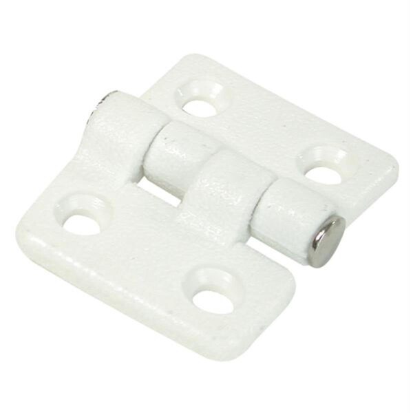Newalthlete White Nylon Butt Hinge - 1-1/2in.L x 1-3/8in.W - No 104 Fastener - NE2936748