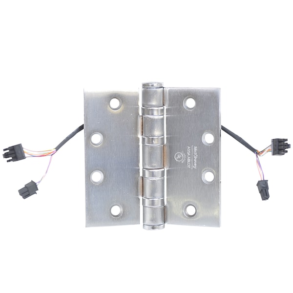 Mckinney Oil Bearing Butt Hinge, 4-1/2" x 4-1/2", US32D, QC12, Heavy - T4A3386 4-1/2X4-1/2 32D QC12