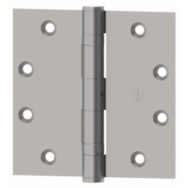 Patioplus 4.5 x 4.5 in. Full Mortise Standard Weight Ball Bearing Hinge, No. 010048 Satin Nickel - PA1632841