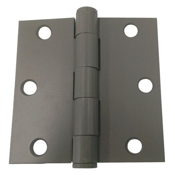 Zoro Select Door and Butt Hinge, Steel, Full Mortise Mounting, 1 1/2 in Leaf W x 3 1/2 in Leaf H, Beige Enamel - 4PA28
