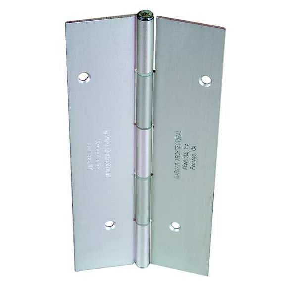 Markar Piano Hinge, Aluminum Alloy, Full Mortise Mounting, 1 3/4 in Leaf W x 7 ft Leaf H, Clear Anodized - FM100-001-628