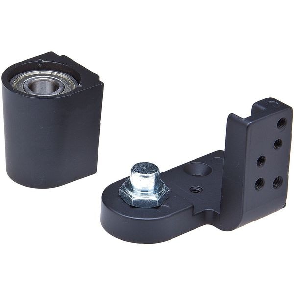 Kaba Ilco Pivot Hinge, Diecast Aluminum, Half Surface Mounting, 1 7/16 in Leaf W x 2 3/8 in Leaf H - IL-OP-18-RH-DU BOTTOM SET