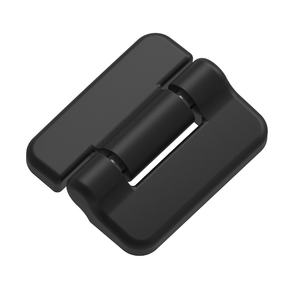 Southco Constant Torque Hinge, Asymmetric, 2.370 nm, 3.390 nm, Large Size, Nylon, Natural, Black - E6-55-530R-20