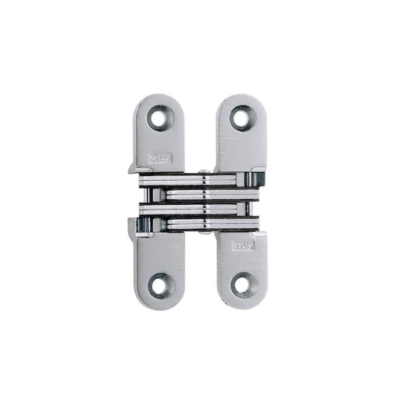 Richelieu 2 34inch 70 mm x 58inch 16 mm Full Mortise Concealed Hinge, Satin Chrome - 429208145