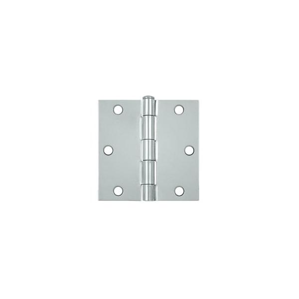 Deltana S35U26-R Square Hinges Polished Chrome, 10PK - S35U26-R-XCP10