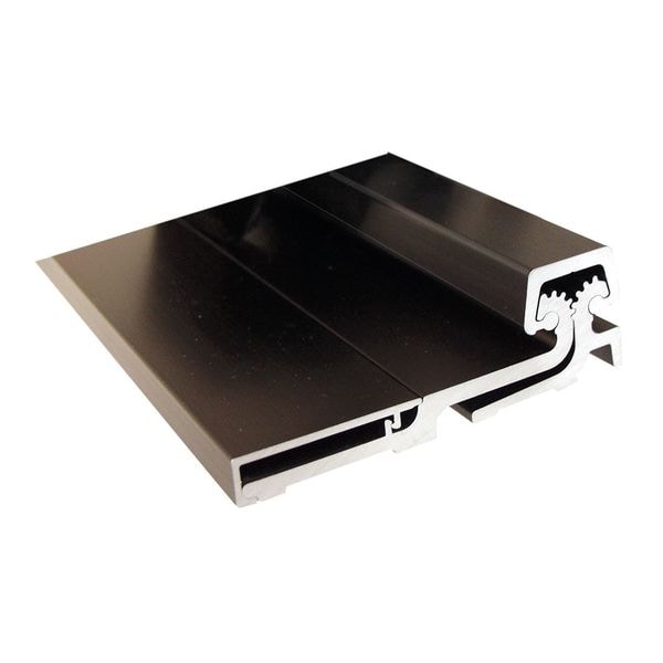Pemko Piano Hinge, Aluminum, Full Surface Mounting, 1 1/4 in Leaf W x 83 in Leaf H, Dark Bronze Anodized - DFS95HD1