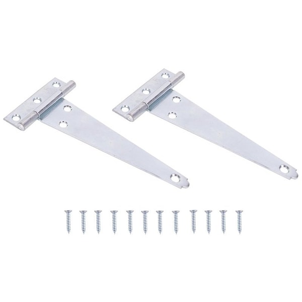 Prosource T-Hinge, Steel, Zinc, Fixed Pin, 180 deg Range of Motion, 36 Pair lb - LTH-Z06-C2PS
