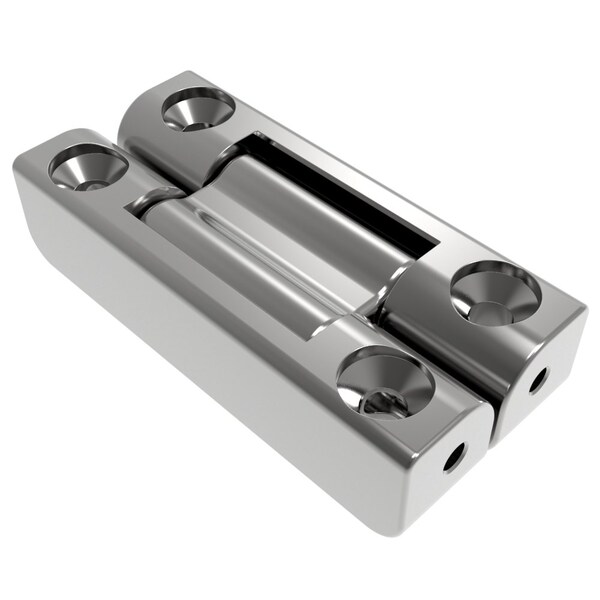 Southco Articulating Constant Torque Hinge, 0.3Nm Torque, Stainless Steel, Bright - AH-2E-1204A2-24