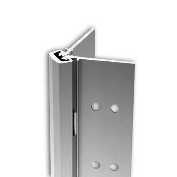 Select-Hinges Concealed Hinge, Door Edge Protector for 1-3/4" Doors Heavy Duty, Clear Aluminum Fini - SLH-24-83-CL-HD