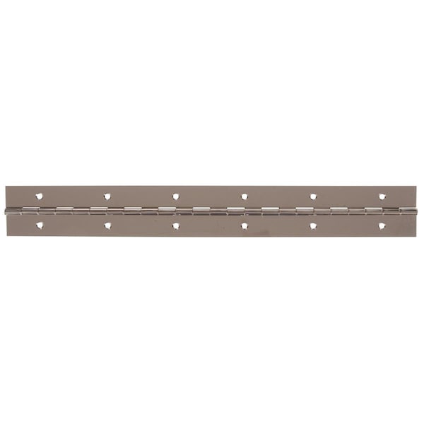 Ornatus Outdoors Carded, Nickel Plated Continuous Hinges, 48 x 1.5 in. - OR1639637