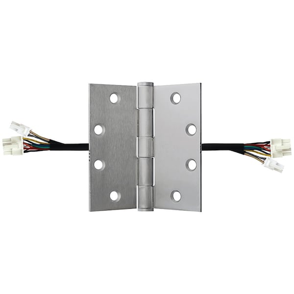 Stanley Security Five Knuckle Concealed Switch Concealed Conductor Ball Bearing Architectural Hinge, Steel Full Morti - CECSFBB179-54RH 4.5X4.5 26D