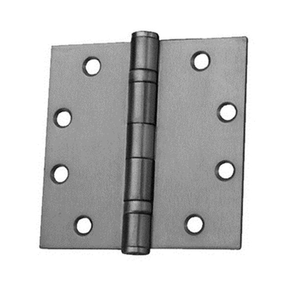 Heat Wave PB74540-652 4.5 x 4.5 in. Brushed Chrome Plain Bearing Hinge - HE3291736