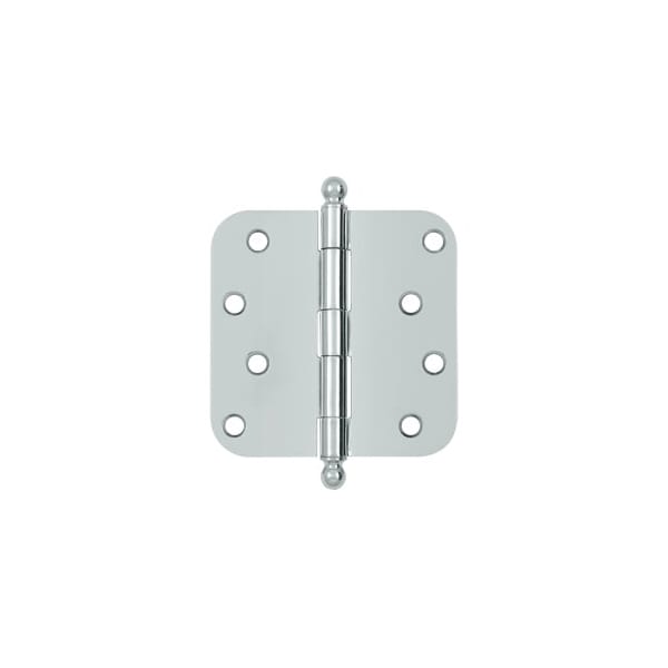 Deltana S44R526-BT Ball Tip 5/8 Radius Hinge Polished Chrome, 10PK - S44R526-BT-XCP10