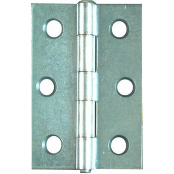 Greengrass N146-258 2.5 in. Light Narrow Hinge With Screws, Zinc, 2PK - GR698338