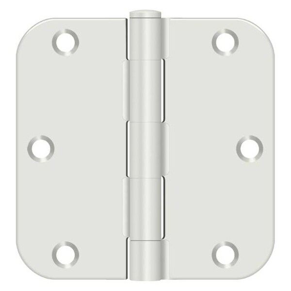 Deltana White Door and Butt Hinge, Holes per Leaf: 3 - S35R5BKUSPW
