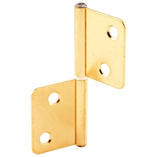 Prime-Line N 7025 Door Hinge, Steel, Brass - N7025