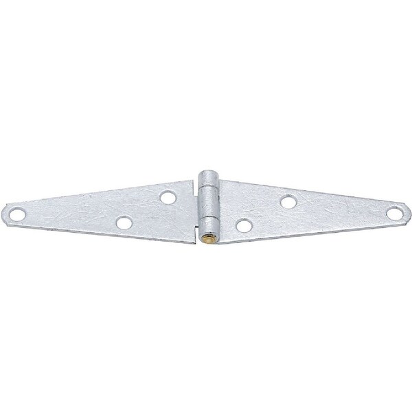 National 1.61 In. x 4 In. Galvanized Heavy-Duty Strap Hinge - N128249
