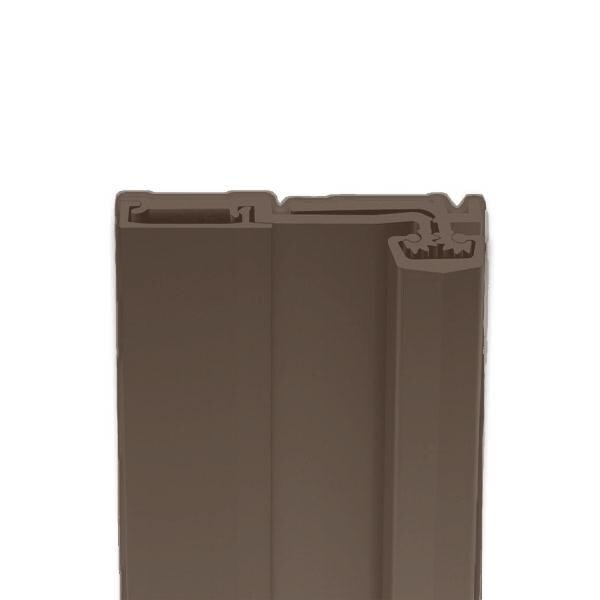 Select-Hinges 83" Geared Full Surface Continuous Hinge - Swing clear - 1/32" Door Inset - Dark Bron - SLH-21-83-BR-HD