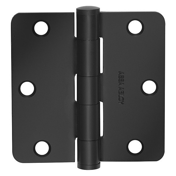 Mckinney Butt Hinge, Steel, Flush Mounting, 1 7/16 in Leaf W x 3 1/2 in Leaf H, Powder Coated - 55443