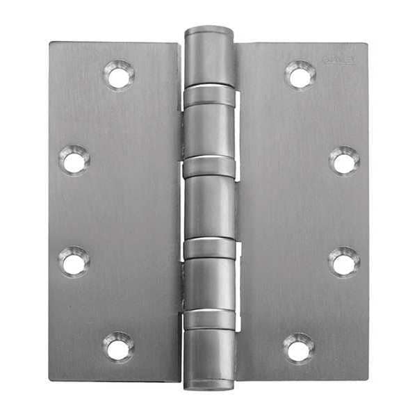Best Electrified Hinge, Steel, Full Mortise Mounting, 1 3/4 in Leaf W x 4 1/2 in Leaf H, Satin Chrome - 61570