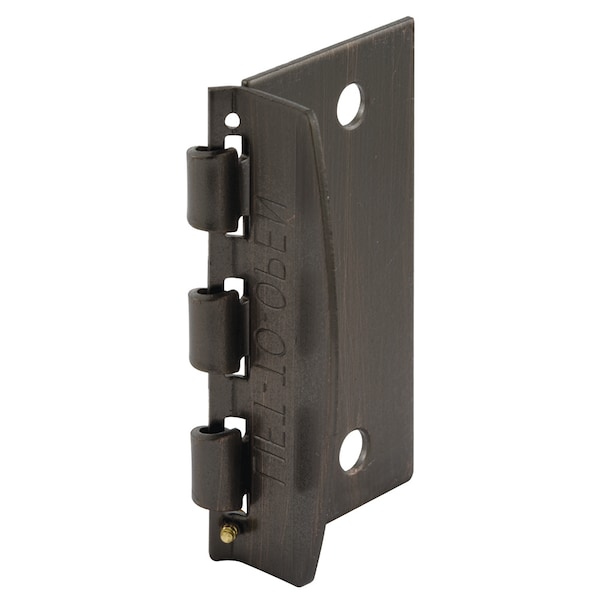 Prime-Line 2-3/4 in., Steel, Bronze, Flip-Action Door Lock - U 10321