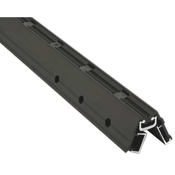 National Guard Piano Hinge, Aluminum Alloy, Full Surface Mounting, 1 7/16 in Leaf W x 95 in Leaf H - HD5700DKB-95