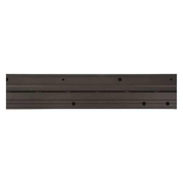 National Guard Piano Hinge, Aluminum Alloy, Full Surface Mounting, 1 7/16 in Leaf W x 95 in Leaf H - HD5700DKB-95