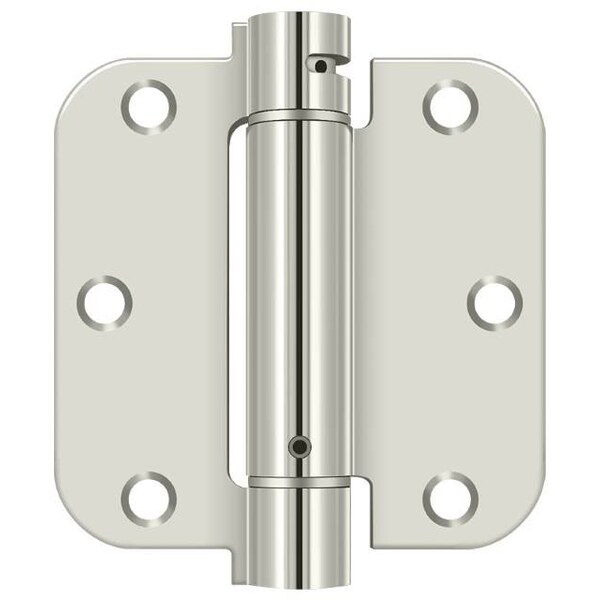 Deltana Bright Nickel Spring Hinge - DSH35R514
