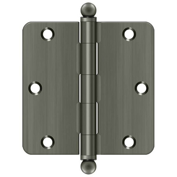 Deltana Antique Nickel Door and Butt Hinge - S35R415A-BT
