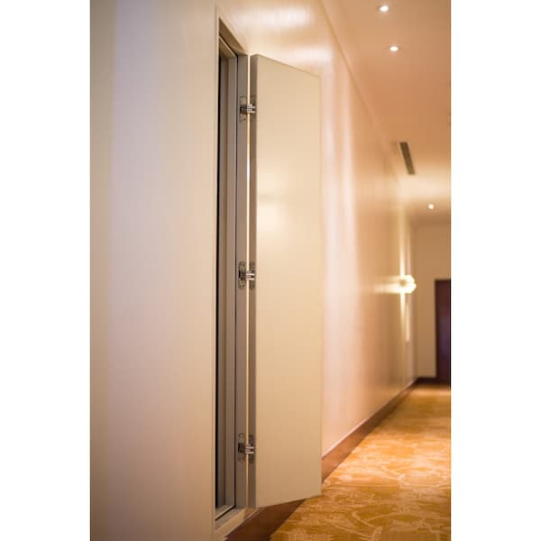 Richelieu 1 1116inch 43 mm x 38inch 10 mm Full Mortise Concealed Hinge, Satin Brass - 420101160