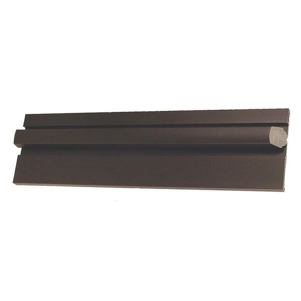 Pemko Piano Hinge, Aluminum, Full Surface Mounting, 1 1/4 in Leaf W x 83 in Leaf H, Dark Bronze Anodized - DFS95HD1-HT-RH