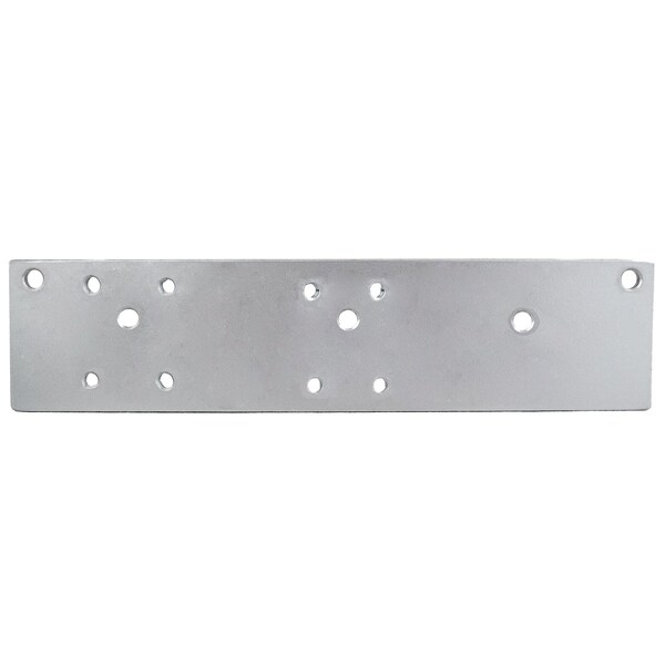 Global Door Controls Aluminum Door Closer Drop Plate for the TC4361 Series Pull Side Door Mount and Top Jamb - DP-4361-18AL