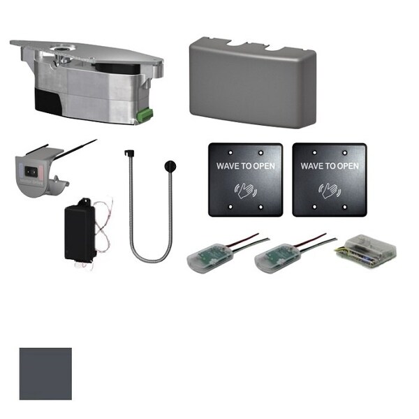 Lcn Module and Touchless Line-Powered RF Actuator Kit, 2 Double Gang Black 8310-813 Touchless - 6440-3813W-DKBRZ