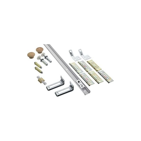 Best Hinges 30 lb. Bifold Retail Set for 48in Opening # S402-044 White Finish - BF300048